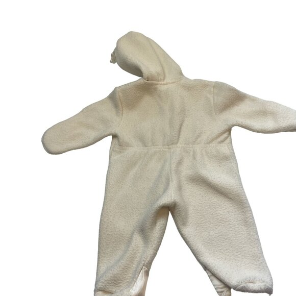 Vintage Peter Rabbit Onesie Beatrix Potter Quiltex 6 months Fleece Bunting Suit - Picture 7 of 7